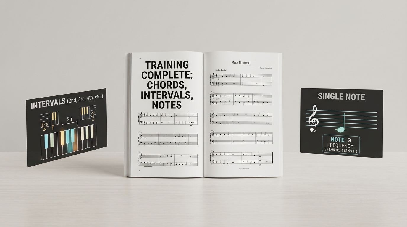 allenamento orecchio musicale pianoforte